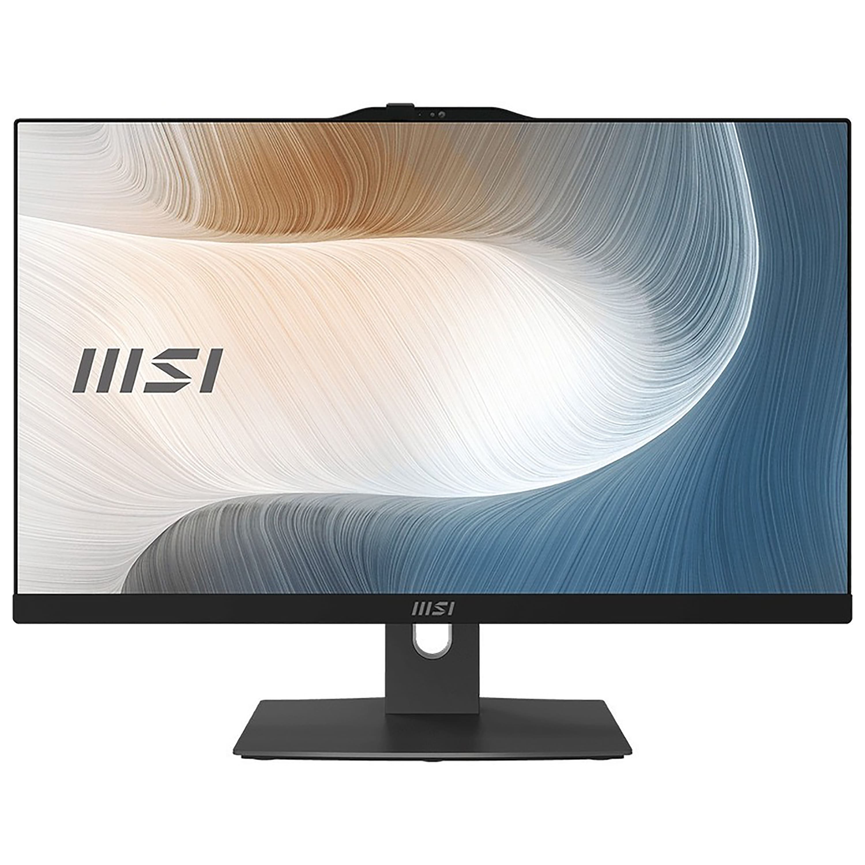 MSI - Modern AM242TP 23.8" Touchscreen All-in-One - Intel Core 7 150U - 32GB Memory - 1TB SSD - Black - Front_Zoom