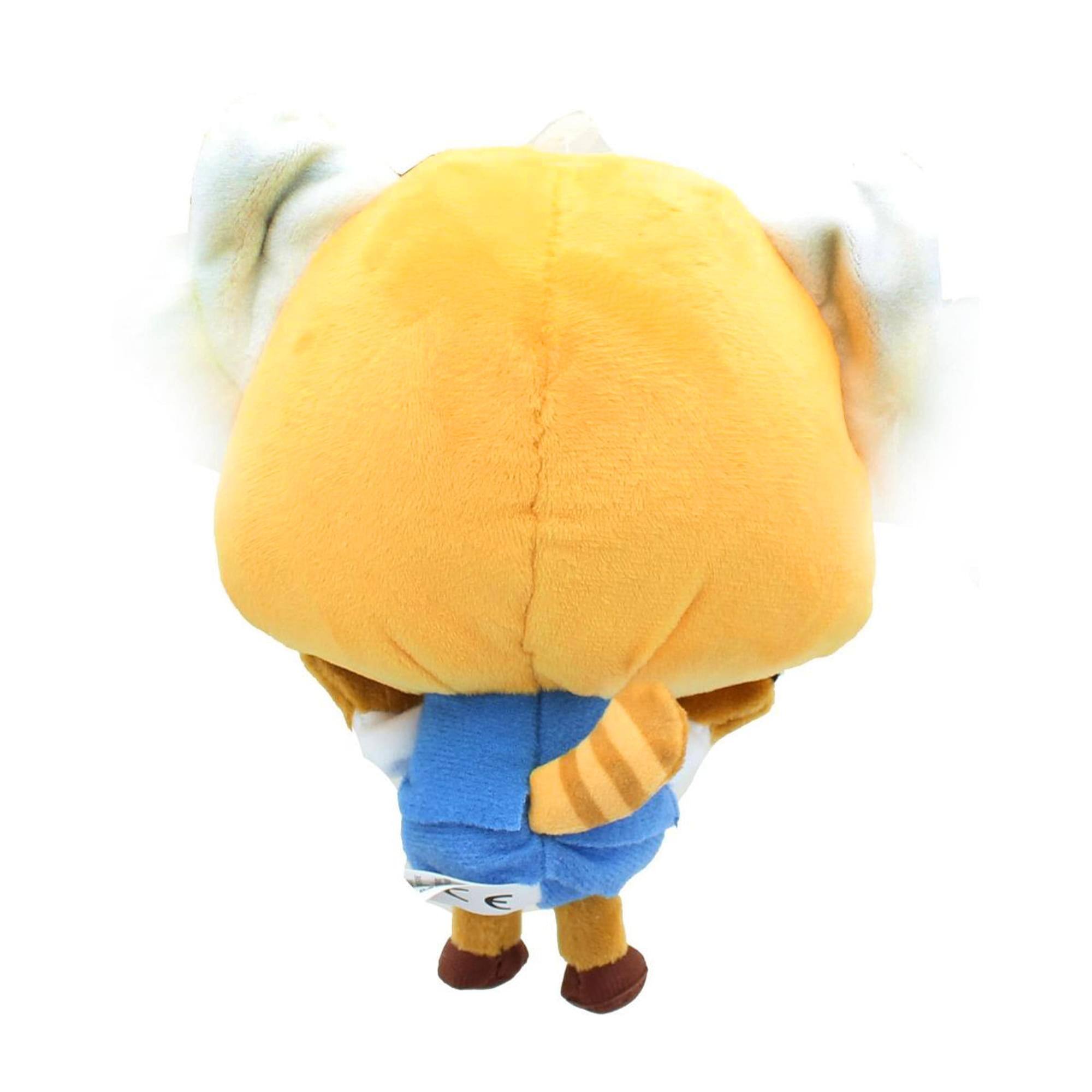 Alt View 1. Enesco - Aggretsuko Rage Face 7 Inch Collectible Plush - Orange.