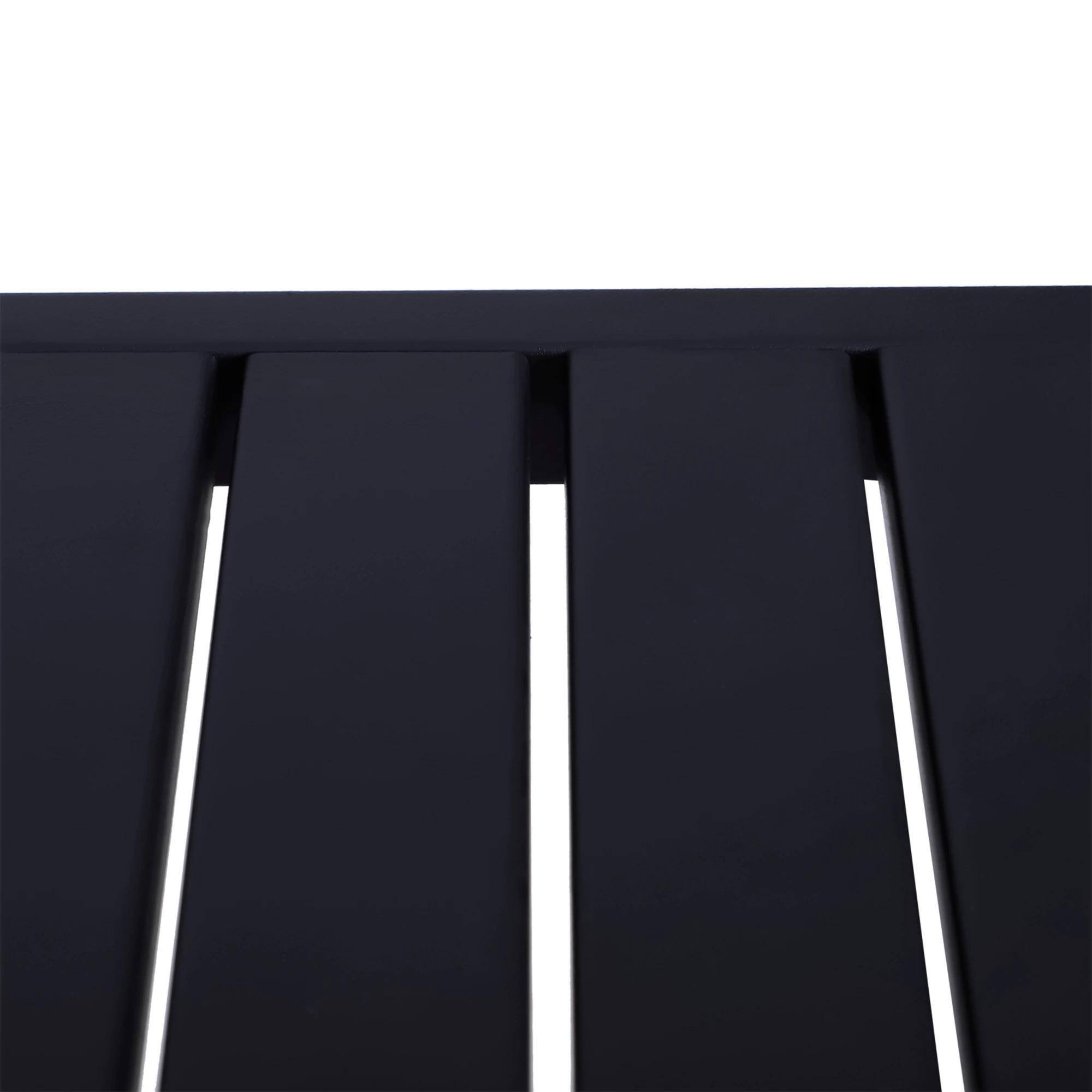 Alt View 4. Spaco - Spaco 3PCS Patio Bar Set with Soft Cushion,Rattan Outdoor Furniture Set - Black.