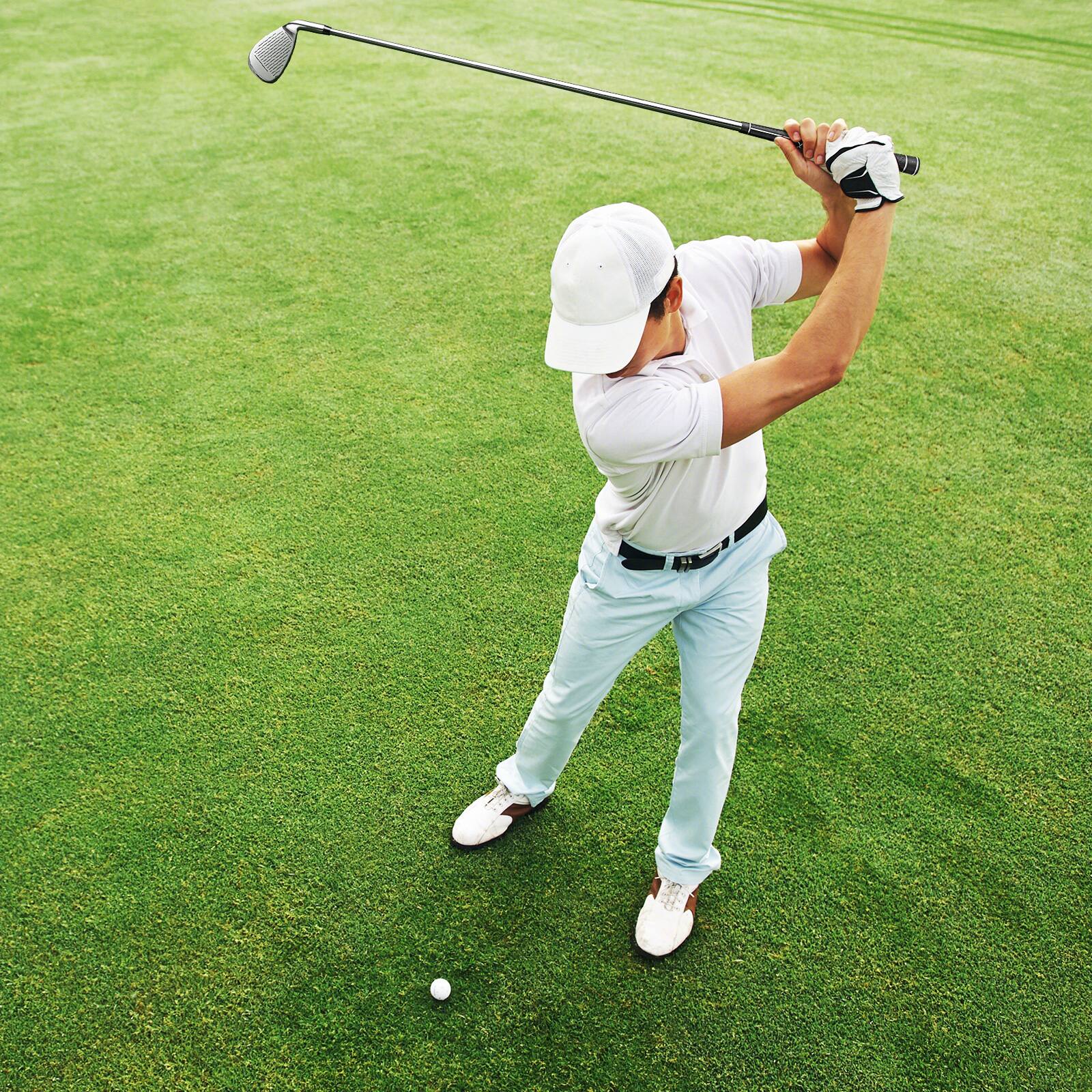 Alt View 5. Costway - Costway 9 PCS Men's Complete Golf Club Set Right Handed with 460cc Alloy Driver Irons - Grey.