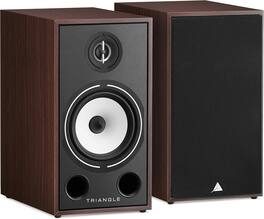 Triangle - Borea BR03 Hi-Fi Bookshelf Speakers (Walnut, Pair) - Black