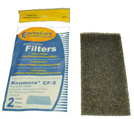 EnviroCare - Vacuum Filters (4 Pack) Part #910