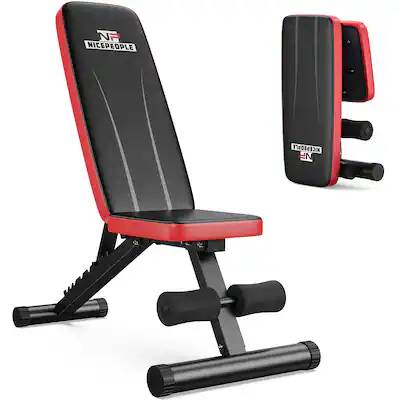FLYBIRD Foldable Adjustable Weight Bench, 660LBS, 8 Backrest FLYBIRD Foldable Adjustable Weight Bench, 660LBS, 8 Backrest