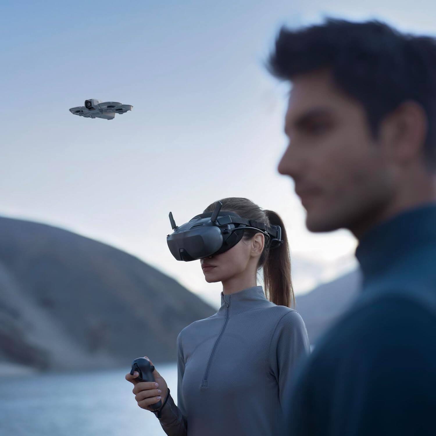 Alt View 8. DJI - Neo Motion Fly More Combo - Ultralight 4K Self-Flying Drone - Palm Takeoff, Subject Tracking, Propeller Guard, EIS.