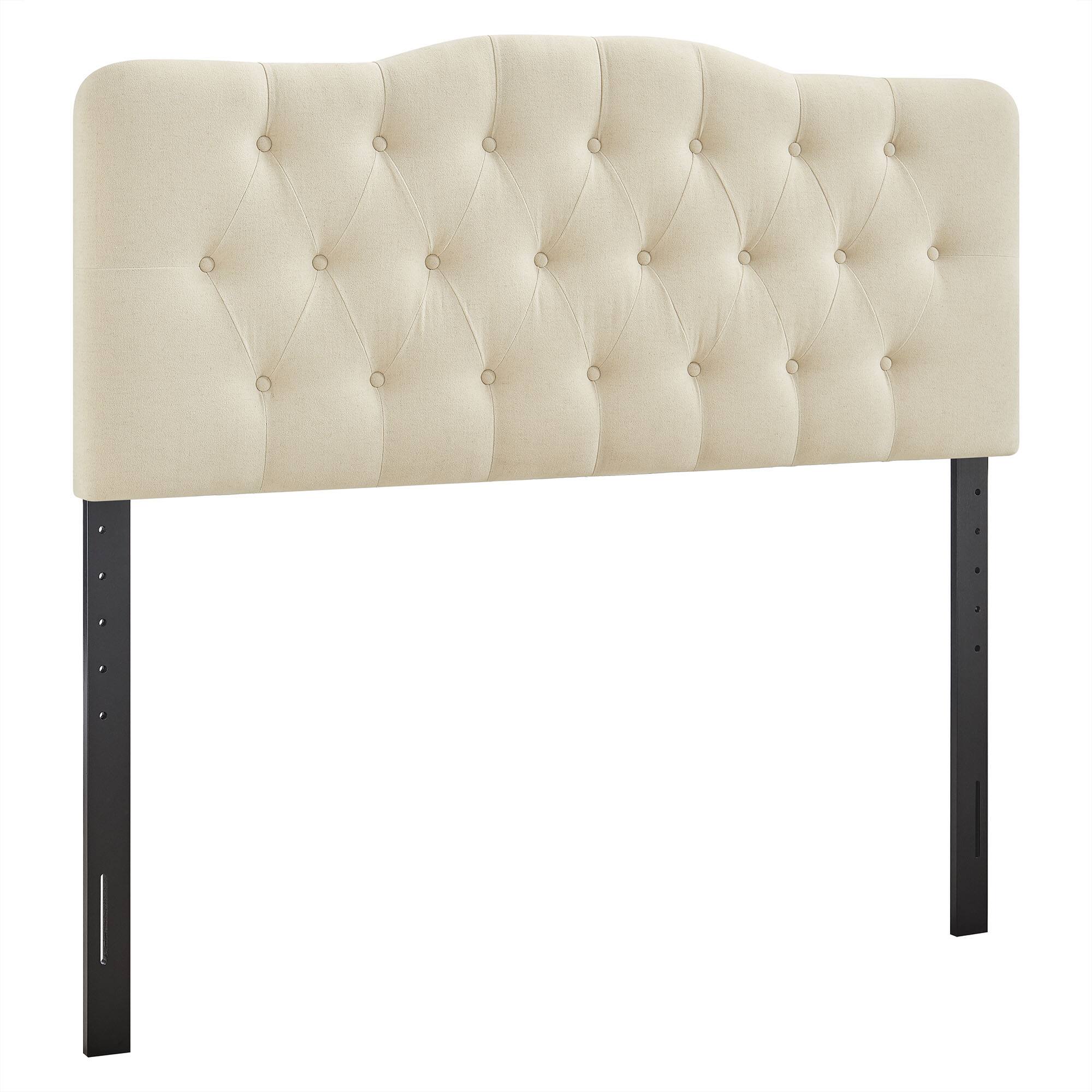 Angle. Modway - Annabel Upholstered Headboard by Modway - Linen.