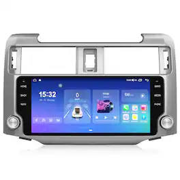Junsun - Color 10.33" carplay 4+64GB 8Core Android 15 For Toyota 4Runner 2010-2023 Car Stereo Radio GPS Navi BT SWC DSP FM - Silver