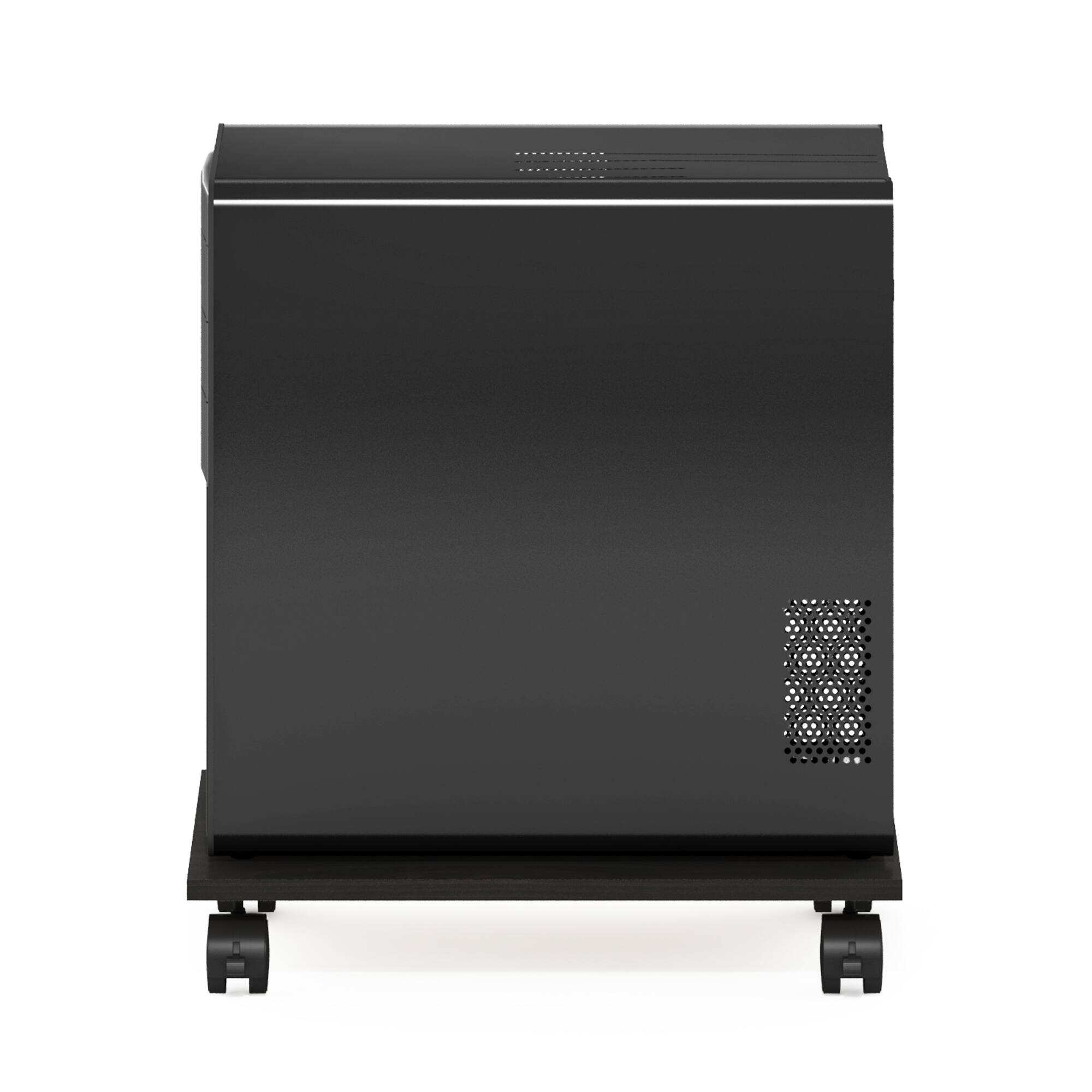 Alt View 4. Furinno - Econ Home Office Under Desk CPU/Printer Holder with Wheels.