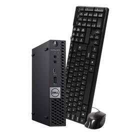 Dell - Refurbished Excellent - OptiPlex 5070 Micro Computer | Octa Core Intel i7 (2.0) | 32GB DDR4 RAM | 1TB NVMe| Keyboard & Mouse | Win 11 Pro - Black