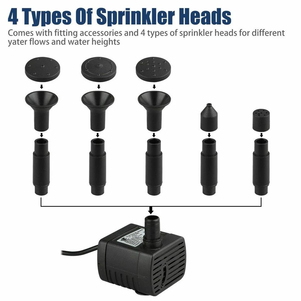 4 Types Of Sprinkler Heads

Comes with fitting accessories and 4 types of sprinkler heads for different water flows and water heights