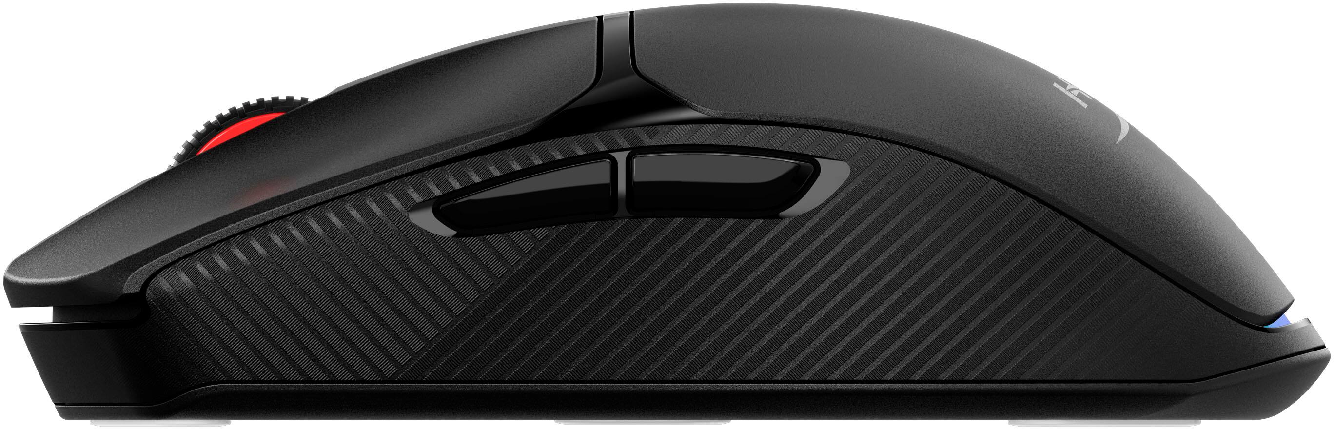 Alt View 7. HyperX - Pulsefire Fuse Lightweight Wireless Optical Gaming Mouse with RGB Lighting - Black.