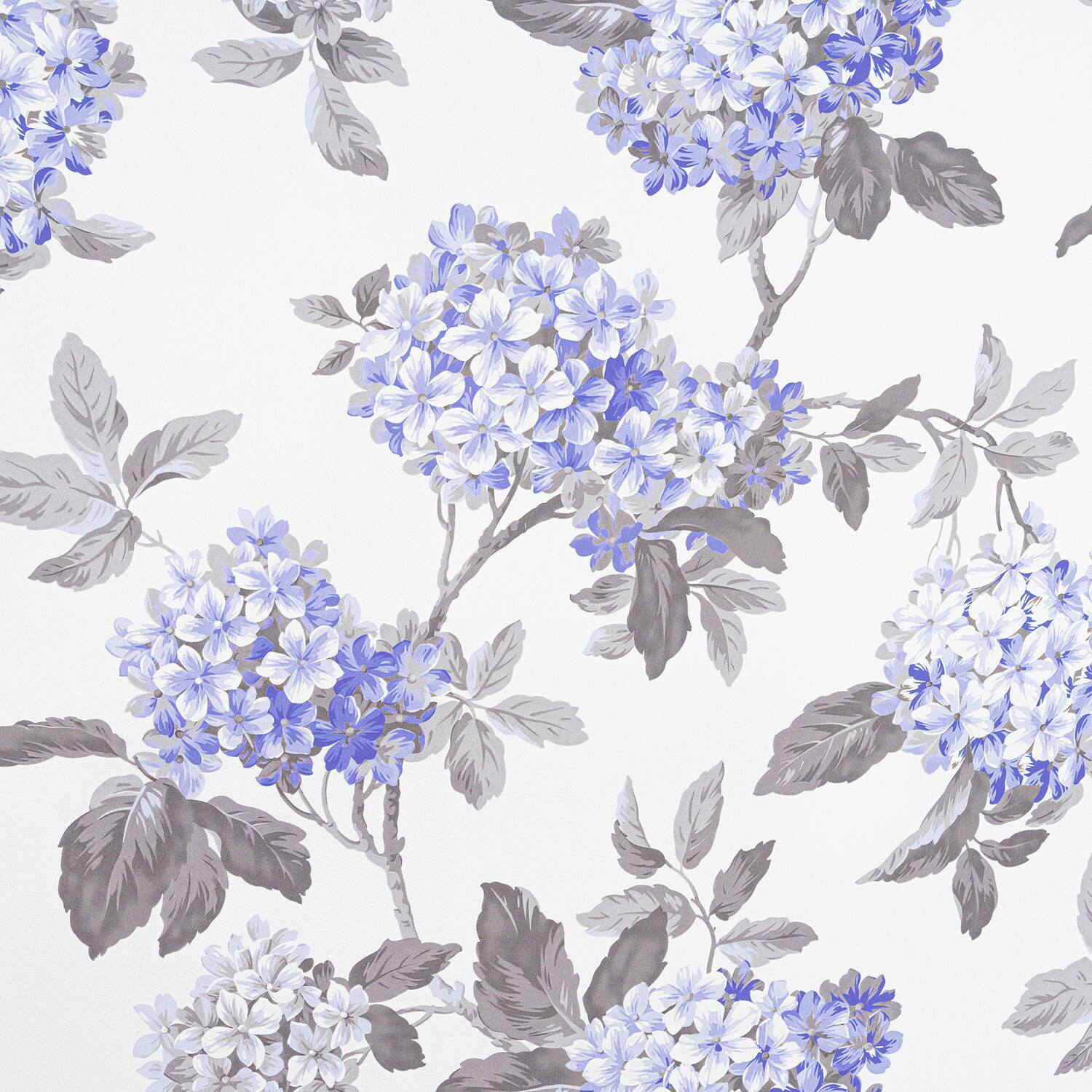 Alt View 2. Olivia Gray - Olivia Gray 100% Polyester 200 GSM Hydrangea Printed Blackout Grommet Curtain Panel 54" x 84" Lilac - Lilac.