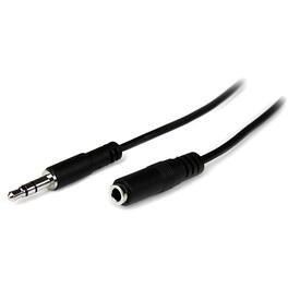 StarTech.com - 2m Slim 3.5mm Stereo Extension Audio Cable - M/F