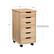Alt View 16. Linon Home Décor - Monte Six-Drawer Rolling Storage Cart - Natural.