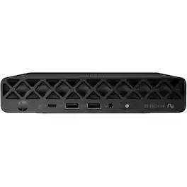 HP - EliteDesk 8 G1a Desktop Computer - AMD Ryzen AI 7 350 - 32 GB - 512 GB SSD - Mini PC - Jack - Black