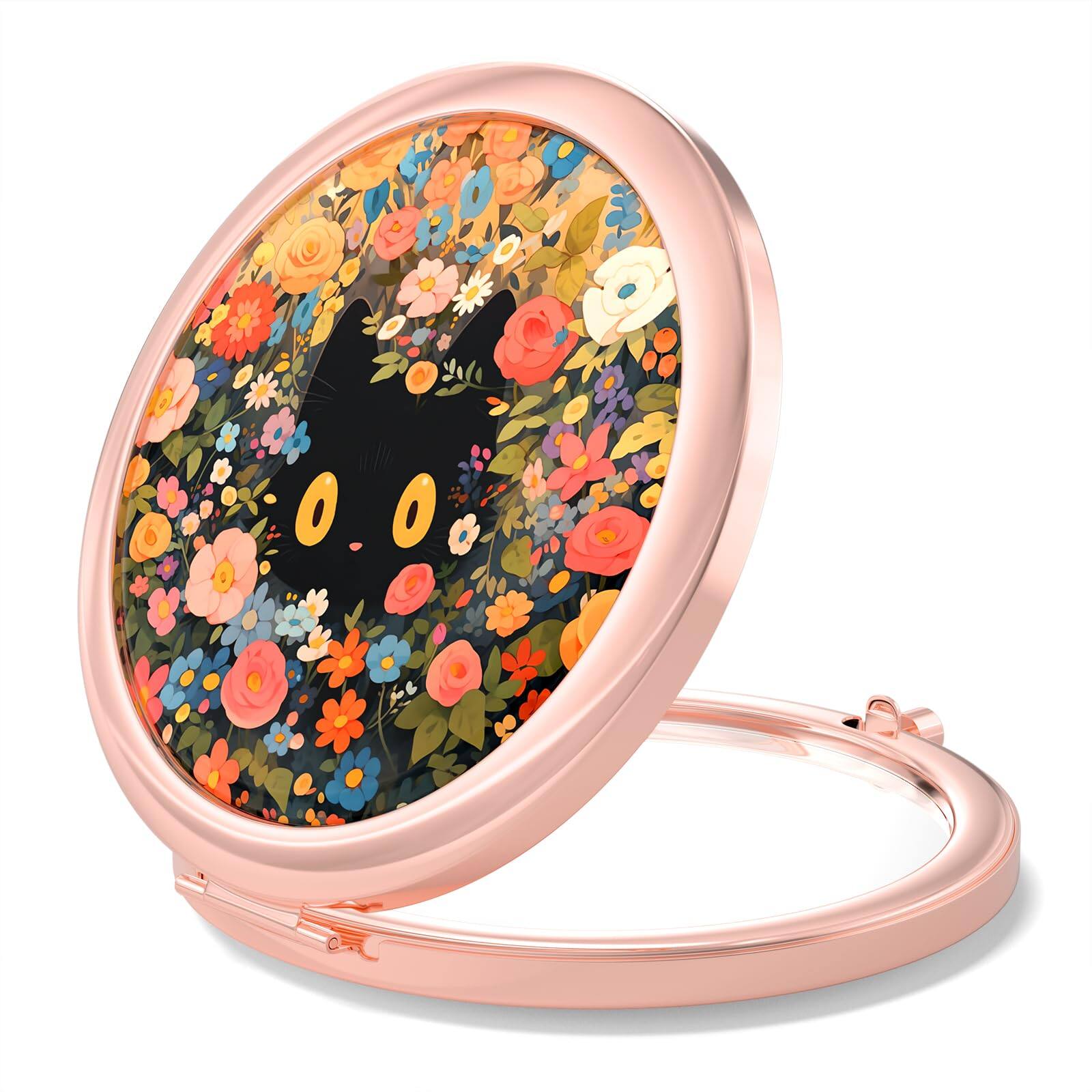 Flower Cat-2.75"L x 2.75"W(Rose Gold)