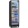 Yeego - Commercial Merchandiser Refrigerator, 17.84 cu. ft. with LED Lights & Flexible Shelving, for Convenience Stores - Black