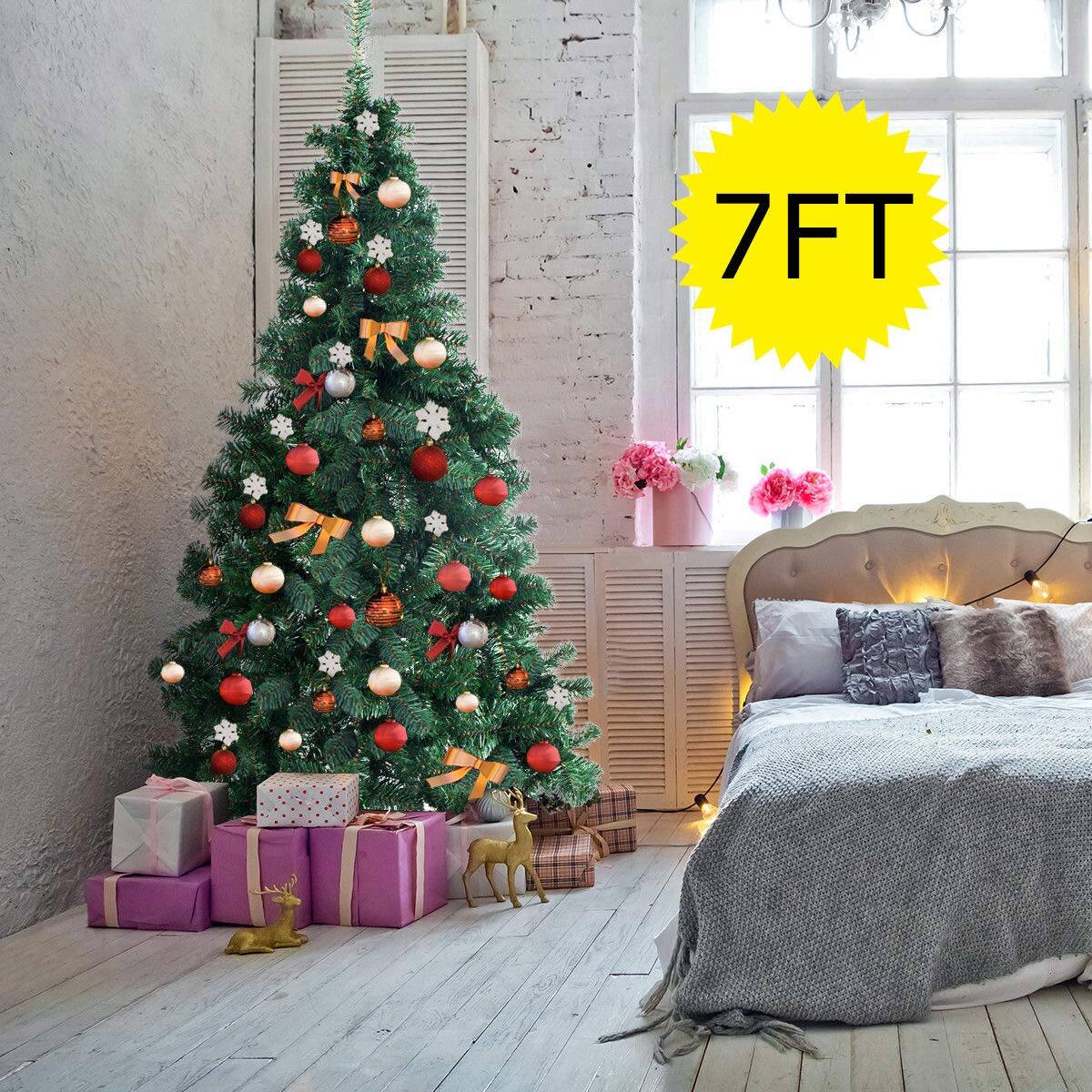 Alt View 2. Skar Audio - Artificial Pvc Christmas Tree W/stand Holiday Season Indoor Outdoor - Green 7ft.