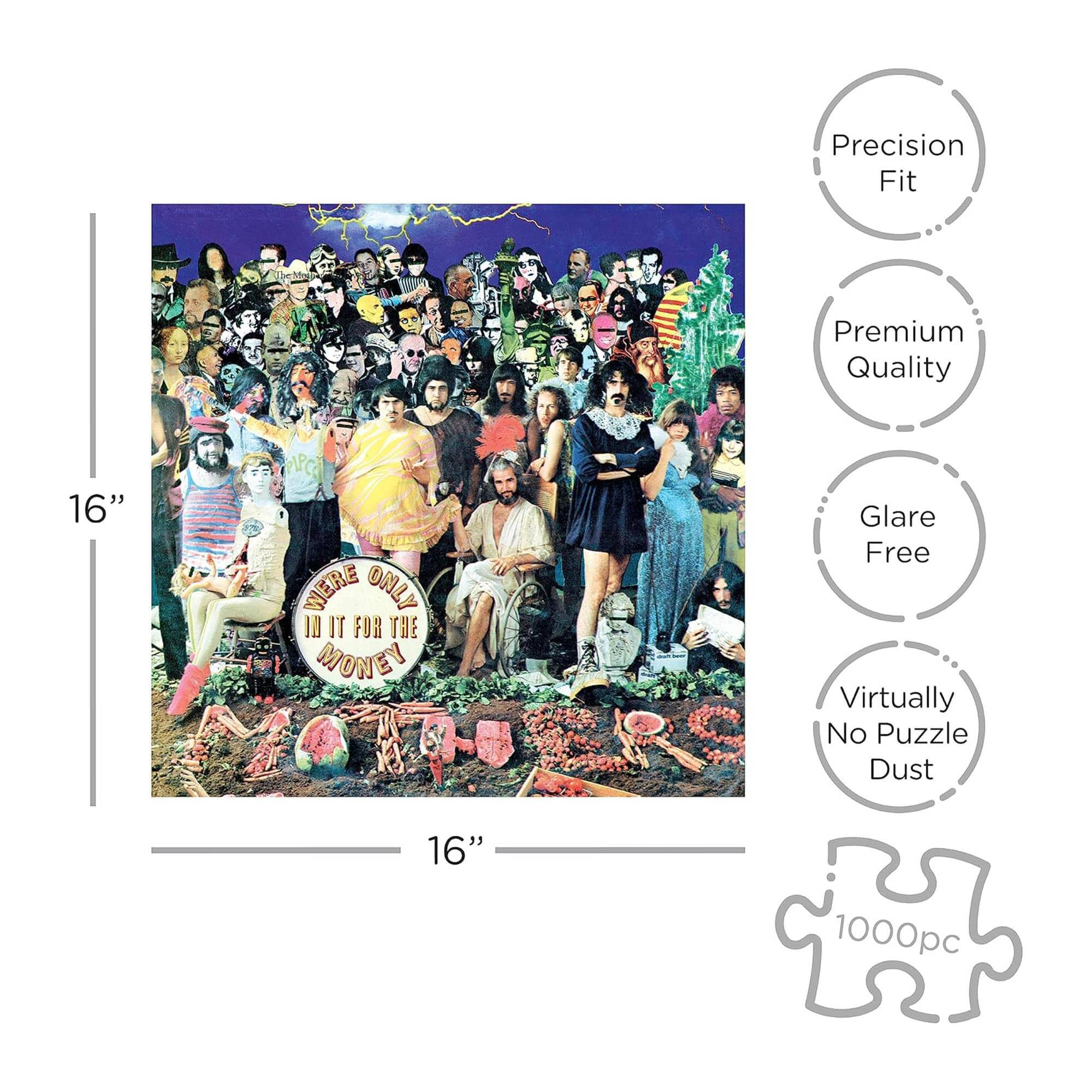 Precision Fit  
Premium Quality  
Glare Free  
Virtually No Puzzle Dust  

16" x 16"  
1000pc  

"WE'RE ONLY IN IT FOR THE MONEY"