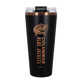 Great American Products - Columbus Blue Jackets 30oz. Big Slim Tumbler - Black