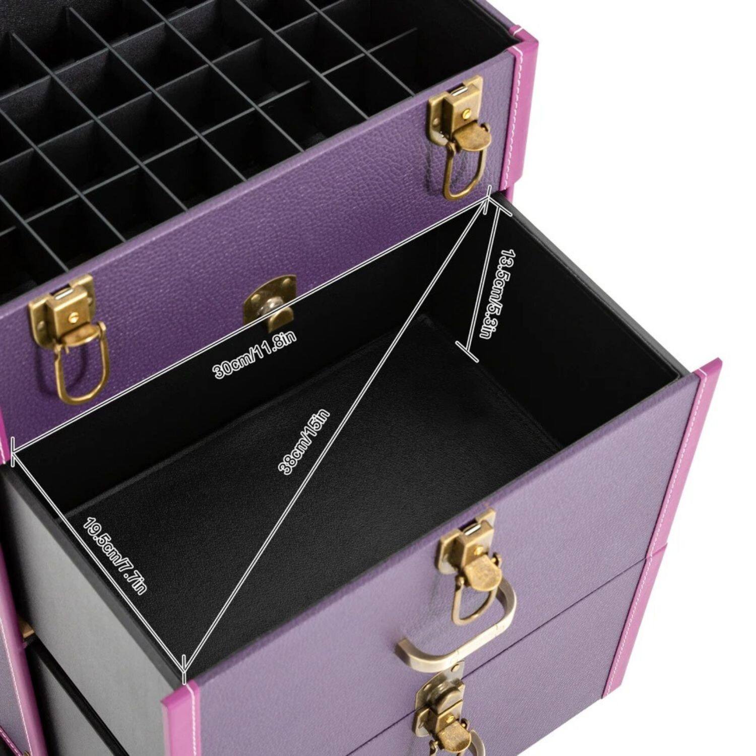 19.5cm/7.7in  
1.8in  
30cm/11.8in  
38cm/15in  
13.5cm/5.3in