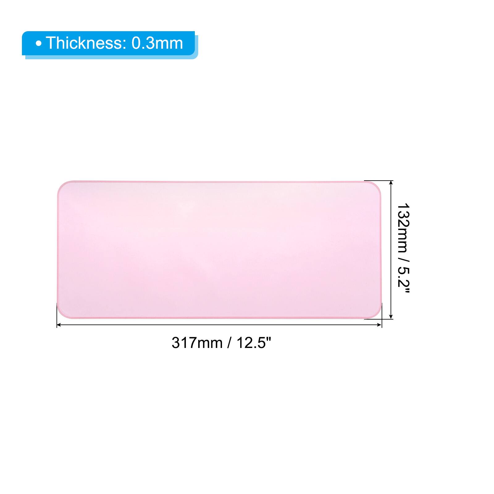 Thickness: 0.3mm  
132mm / 5.2"  
317mm / 12.5"