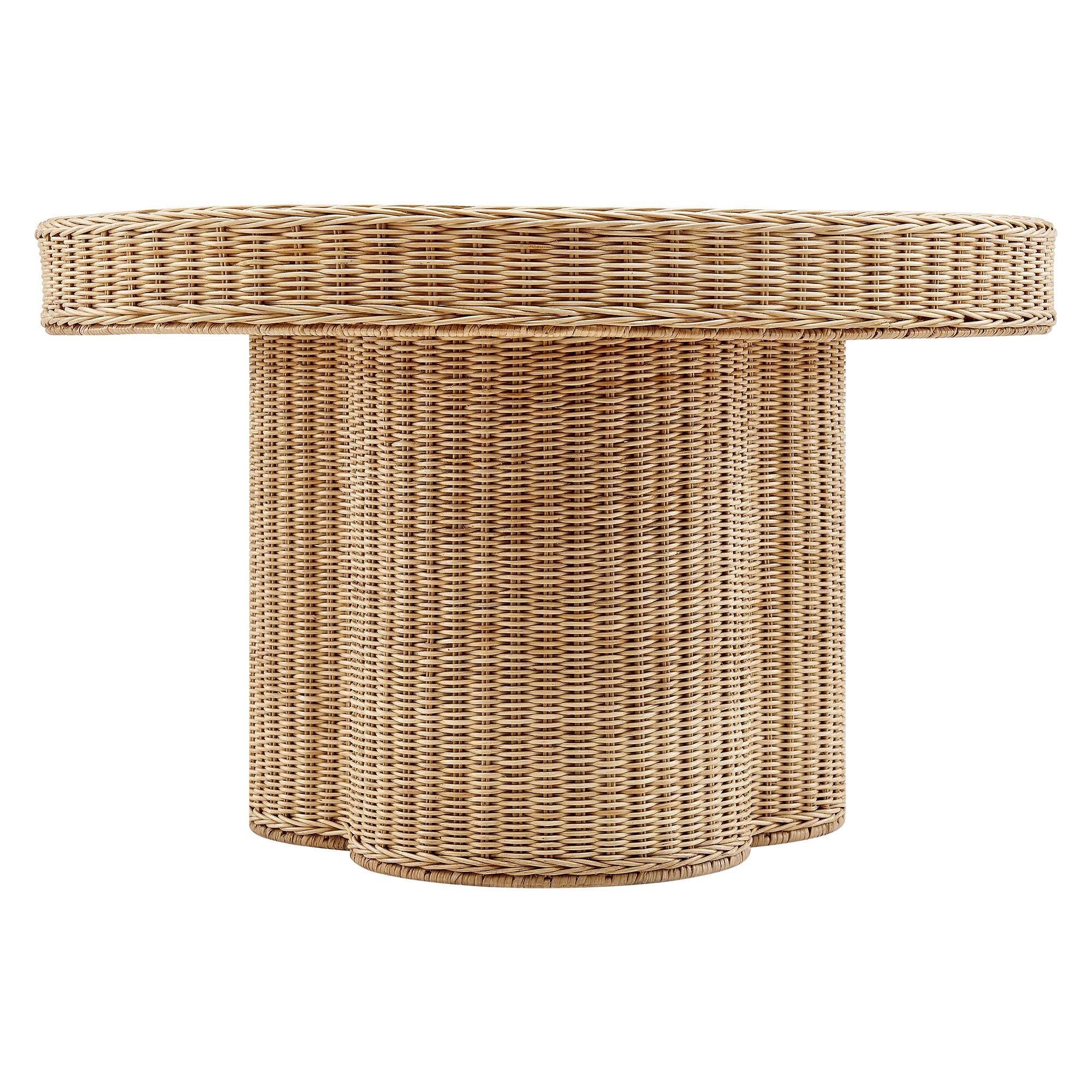 Alt View 2. Modway - Ainsley 32 Inch Round Natural Rattan Coffee Table by Modway - Natural.