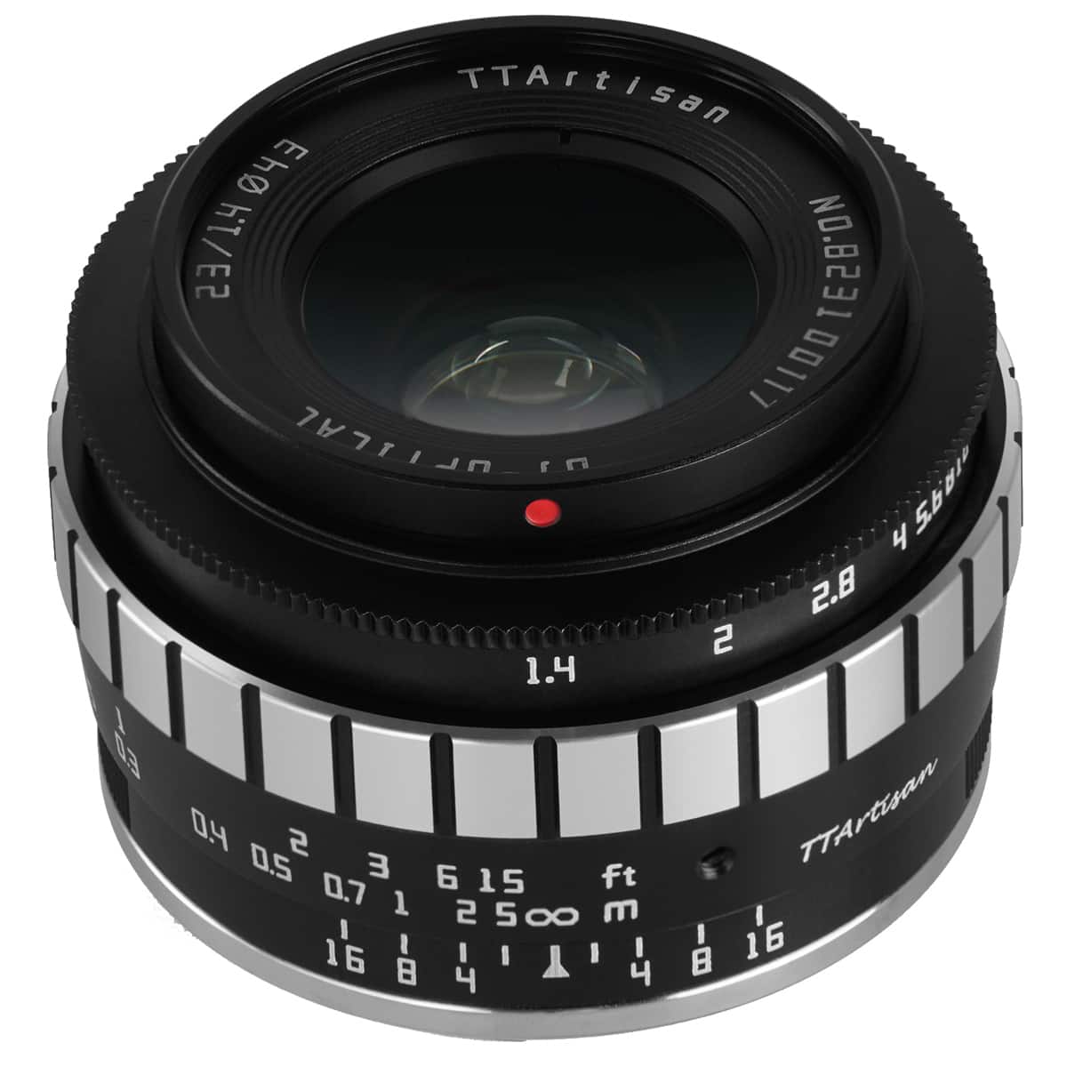 TTArtisan - 23mm f/1.4 Lens for Nikon Z, Black/Silver