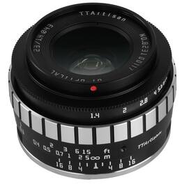 TTArtisan - 23mm f/1.4 Lens for Nikon Z, Black/Silver