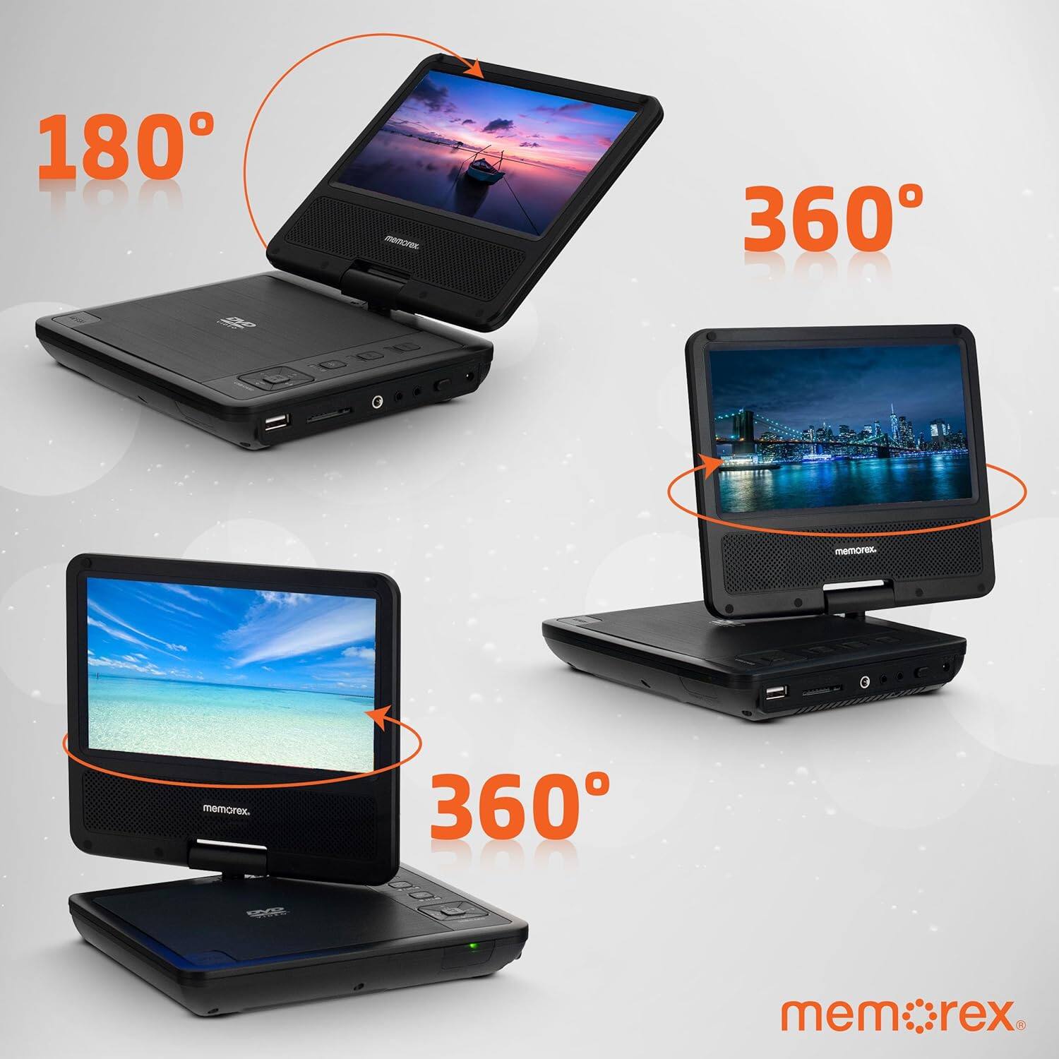 180°  
360°  
360°  

memorex