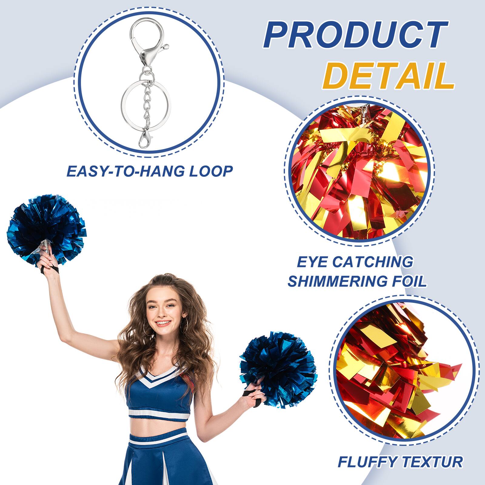PRODUCT DETAIL

- EASY-TO-HANG LOOP
- EYE CATCHING SHIMMERING FOIL
- FLUFFY TEXTURE