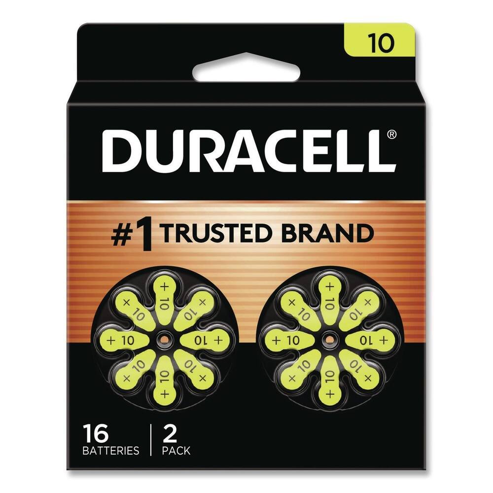 DURACELL  
#1 TRUSTED BRAND  

16 BATTERIES  
2 PACK  

10