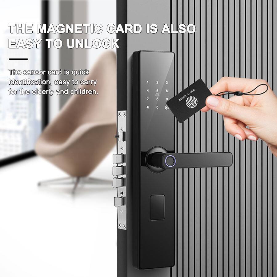 THE MAGNETIC CARD IS ALSO EASY TO UNLOCK

The sensor card is quick identification, easy to carry for the elderly and children.