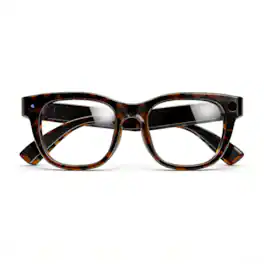 PRIMEPLUS - AI Smart Glasses 13MP Video Recording Video/Audio Call Smart Translation Fashion Sunglasses+ Photo Glasses - Tortoiseshell