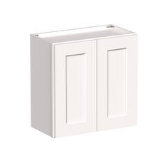 Front. Boyel Living - 24-in W x 24-in H x 12-in D Shaker RTA Kitchen Wall Cabinet with Soft-Close - White Shaker.
