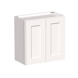 Boyel Living - 24-in W x 24-in H x 12-in D Shaker RTA Kitchen Wall Cabinet with Soft-Close - White Shaker