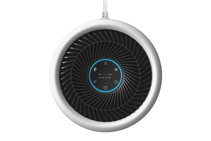 Alt View 1. TCL - Breeva A1C Air Purifier up to 1015 sq ft, H13 True HEPA  Filter - White.