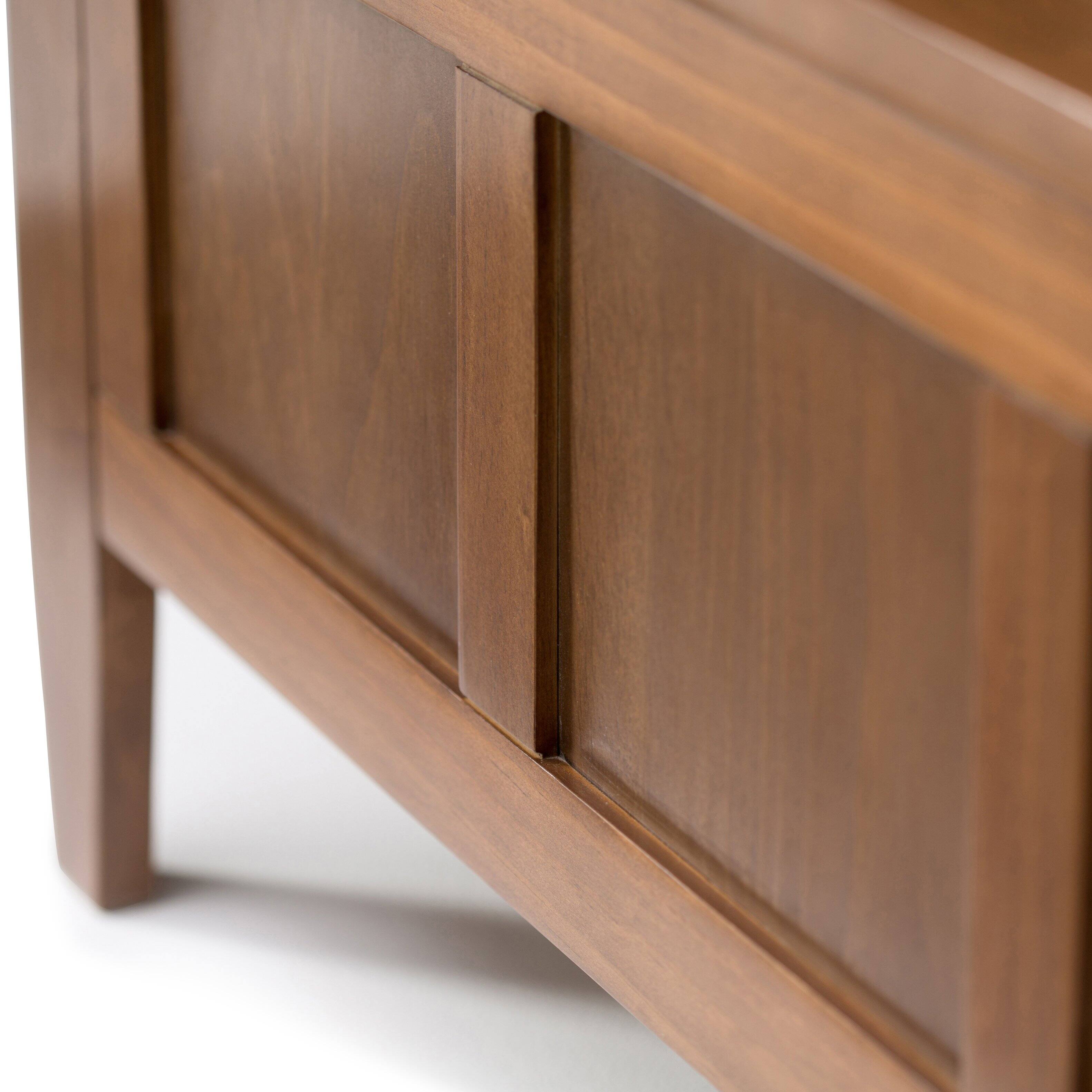 Alt View 16. Simpli Home - Brooklyn Entryway Storage Bench - Medium Saddle Brown.