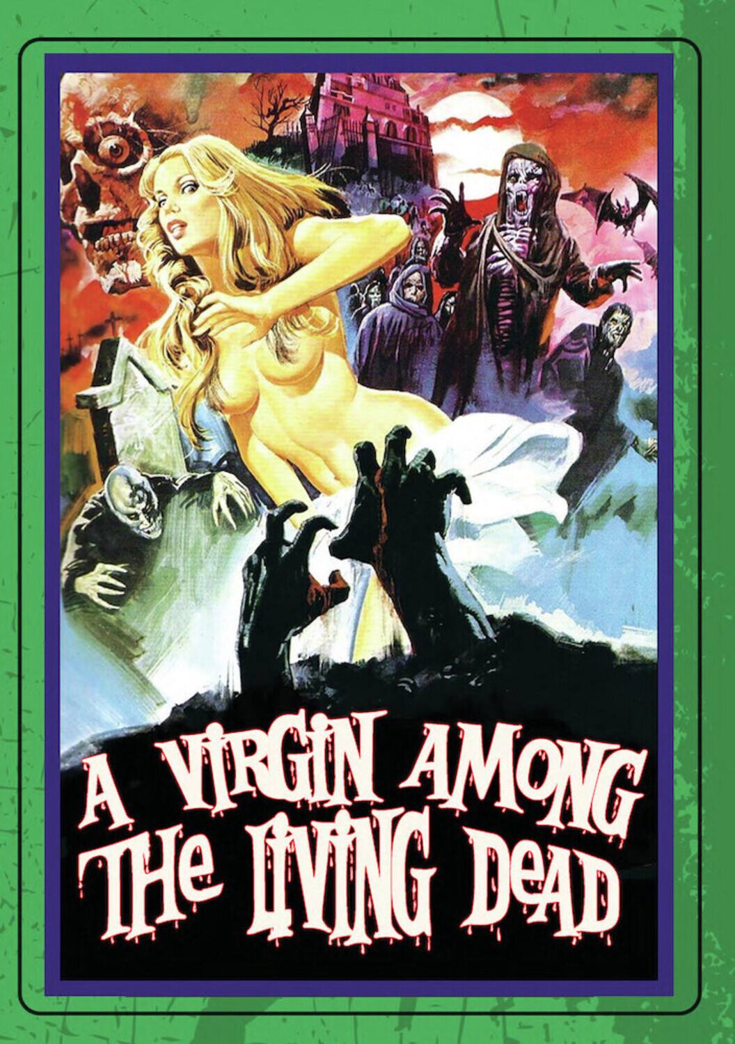 Front. A Virgin Among the Living Dead   - DVD.