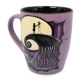 Disney - The Nightmare Before Christmas "Love Never Dies" Ceramic Mug | 25 Ounces - Purple
