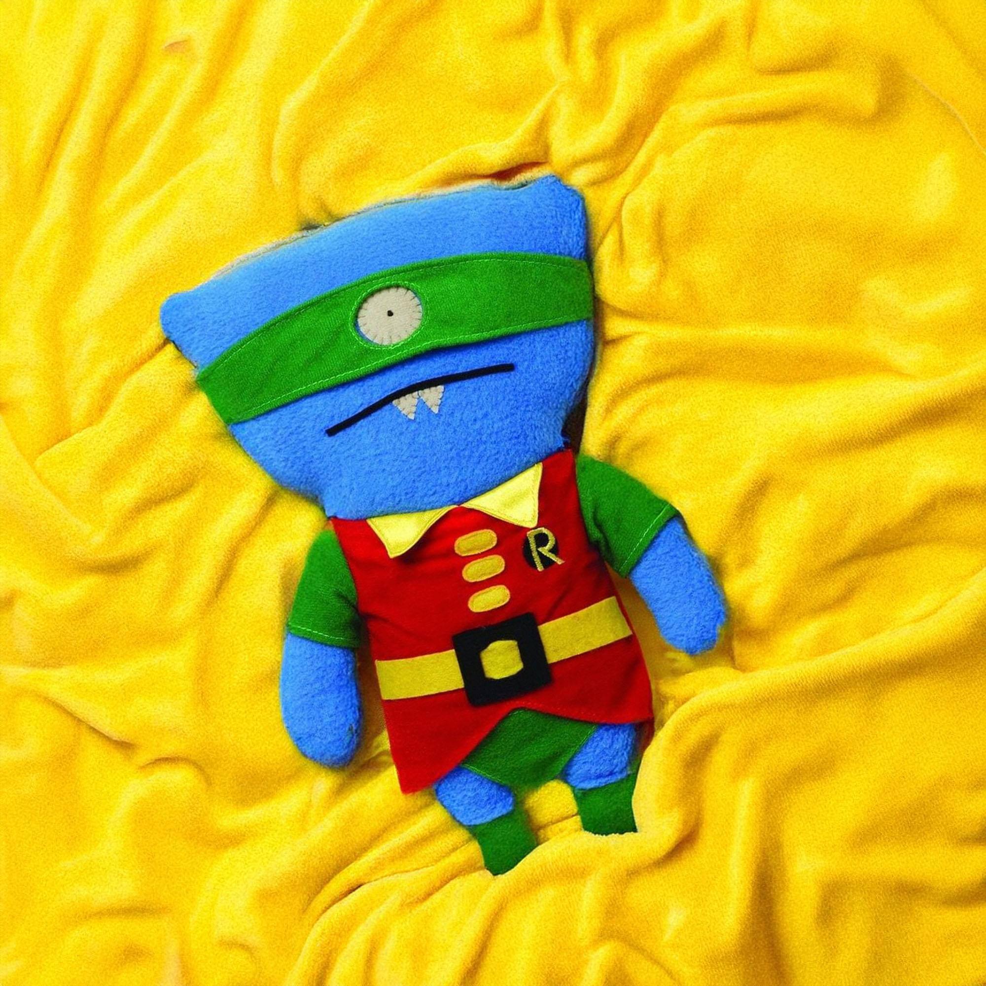 Alt View 3. Enesco - Ugly Dolls DC Comics 11" Plush: Wedghead Robin - Red.