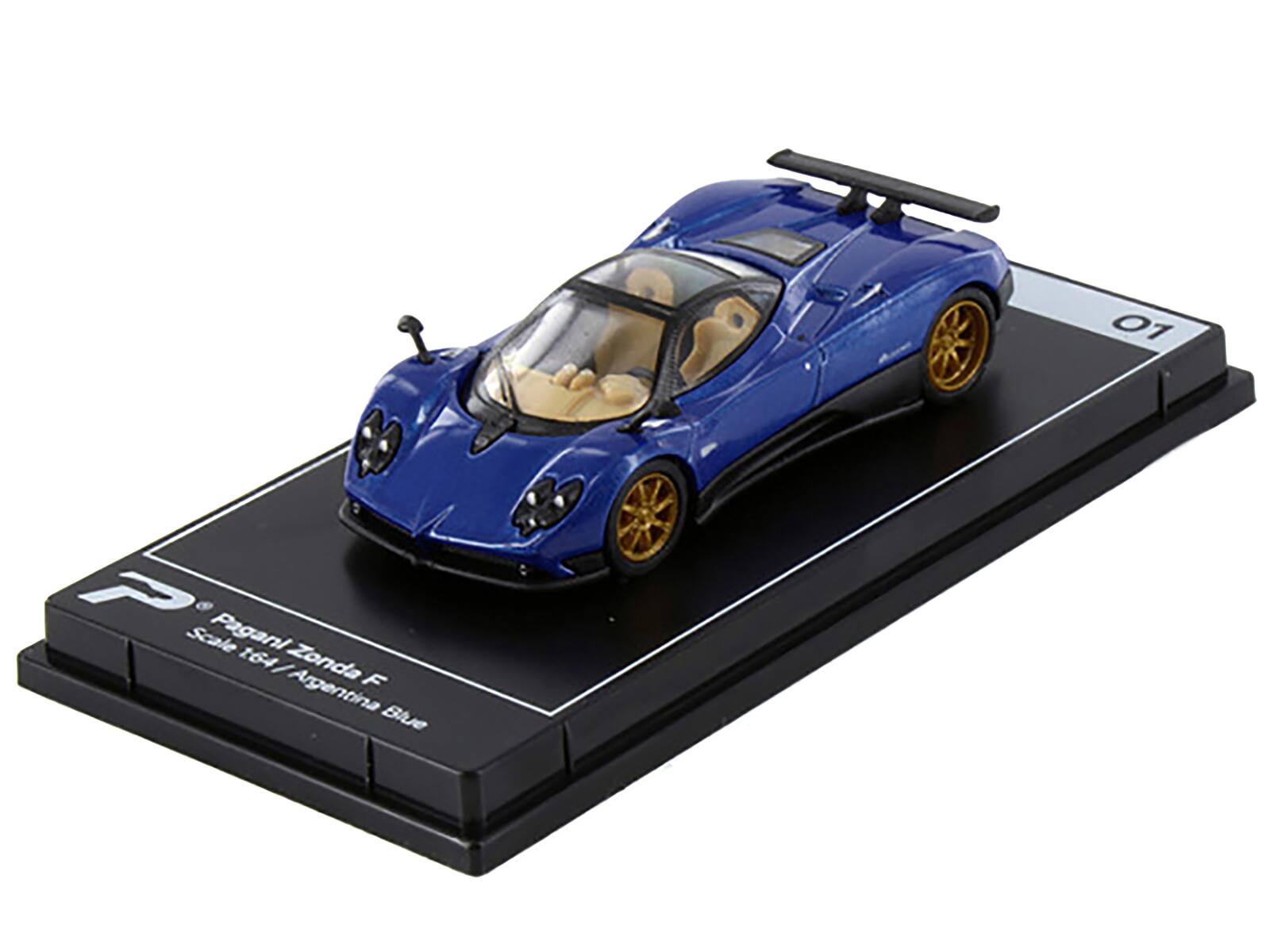 01 P Scale 1:64 Pagani Zonda F Argentina Blue