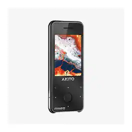 Akito - S6 Kosher MP3 Player with 8GB Memory and Built-In Speaker (Black)