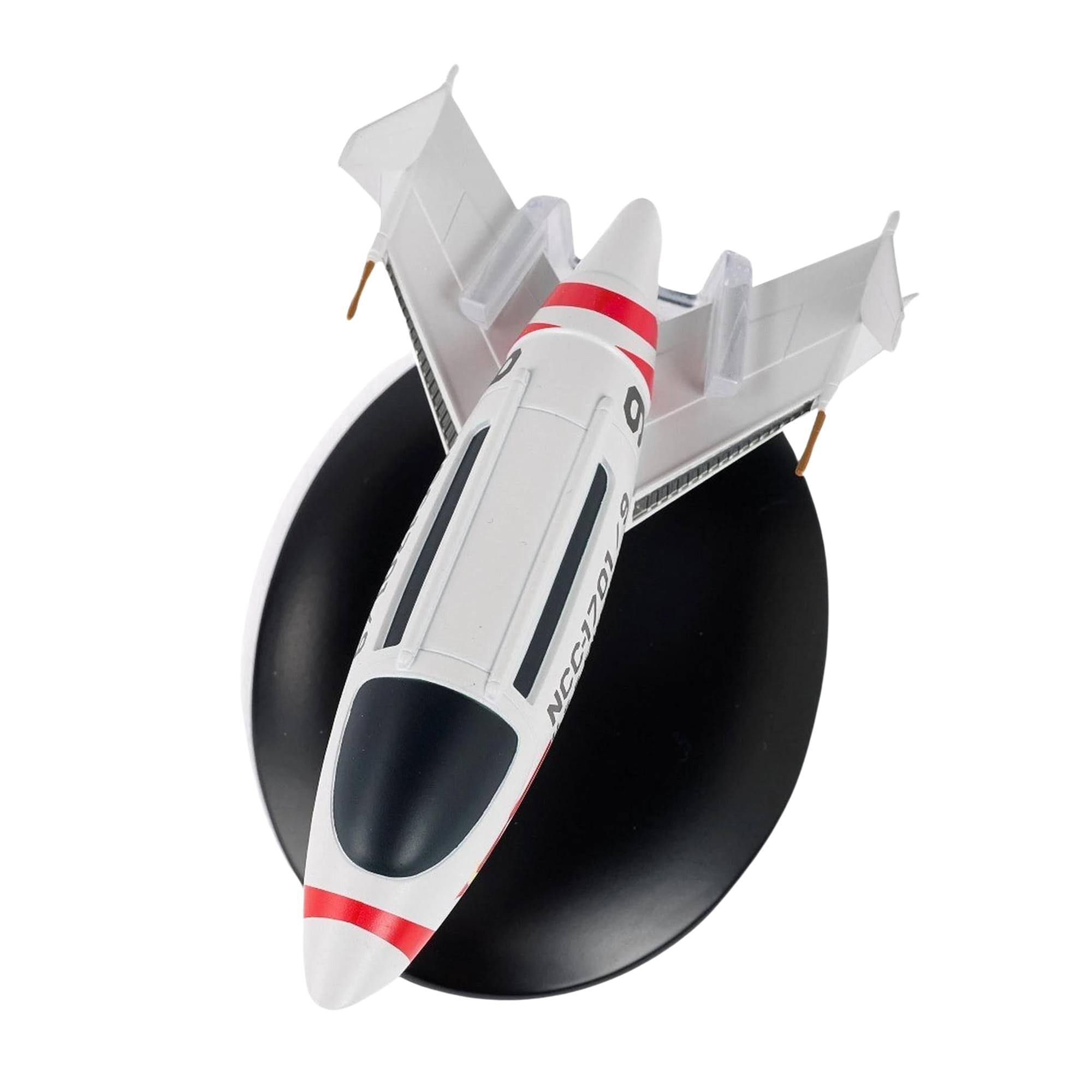 Alt View 10. Eaglemoss - Eaglemoss Star Trek Starship Replica Matt Jefferies Phase II Shuttle Concept - Black/White.