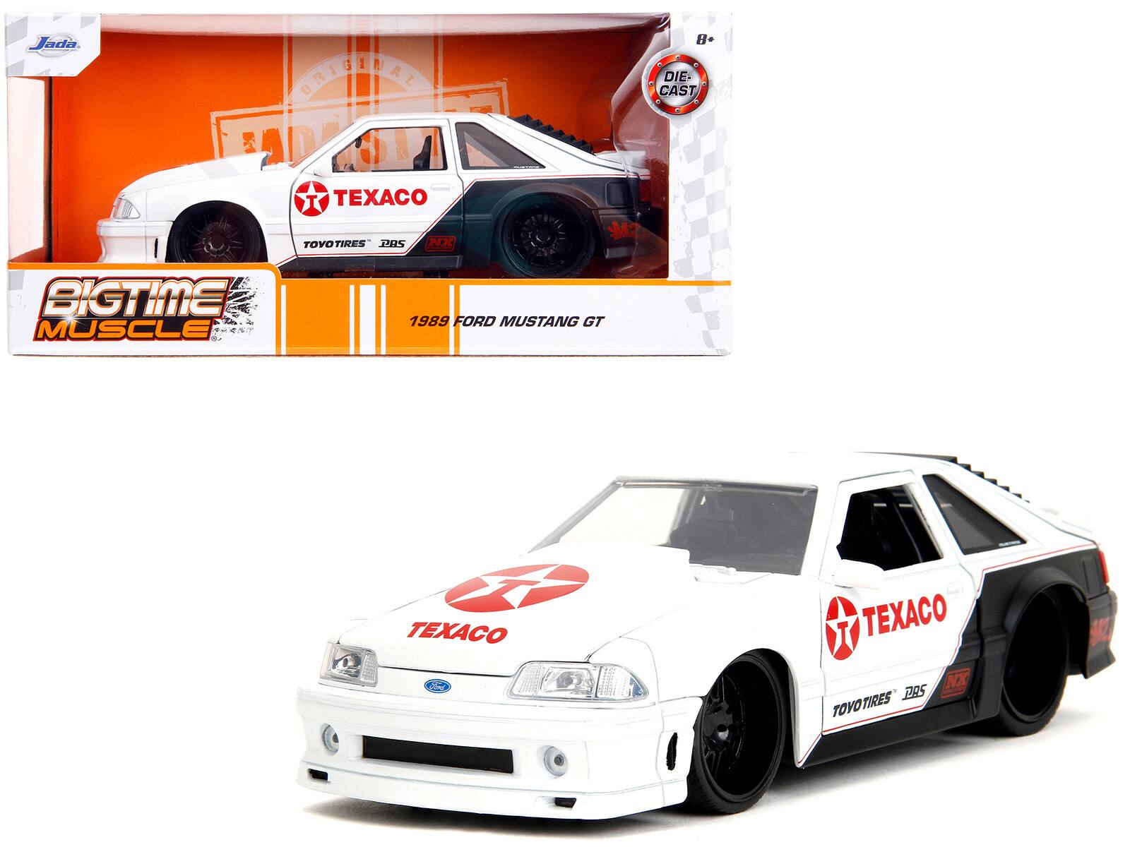Jada GINAR B+ DIE-CAST T TEXACO TOYO TIRES 1989 FORD MUSTANG GT R TEXACO F X TEXACO NX TIRES 95 TOYO
