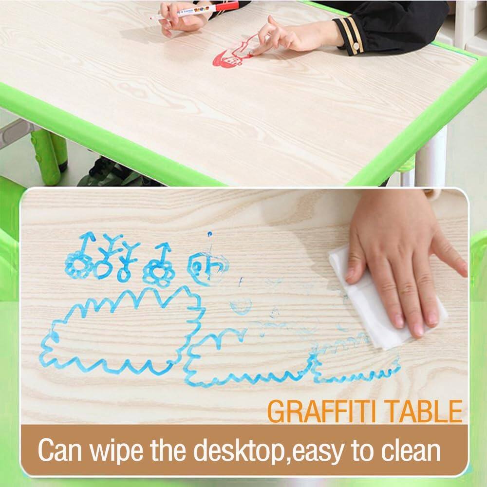 GRAFFITI TABLE  
Can wipe the desktop, easy to clean