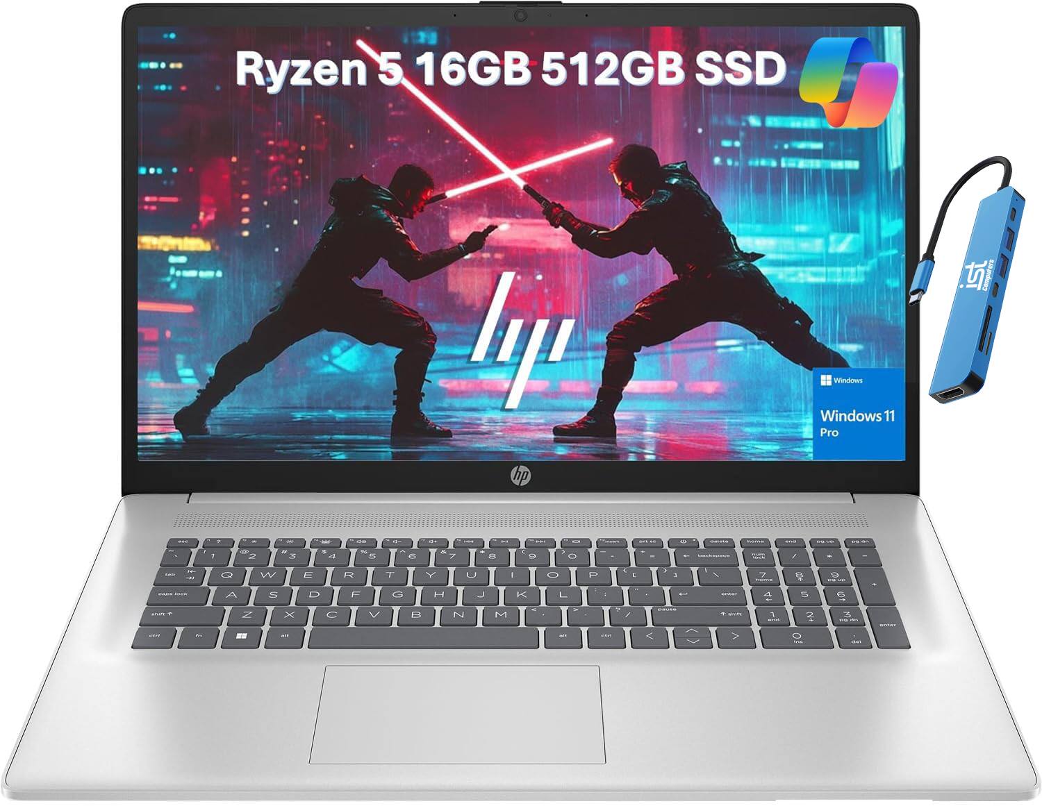 Ryzen 5 16GB 512GB SSD  
Windows 11 Pro  
hp