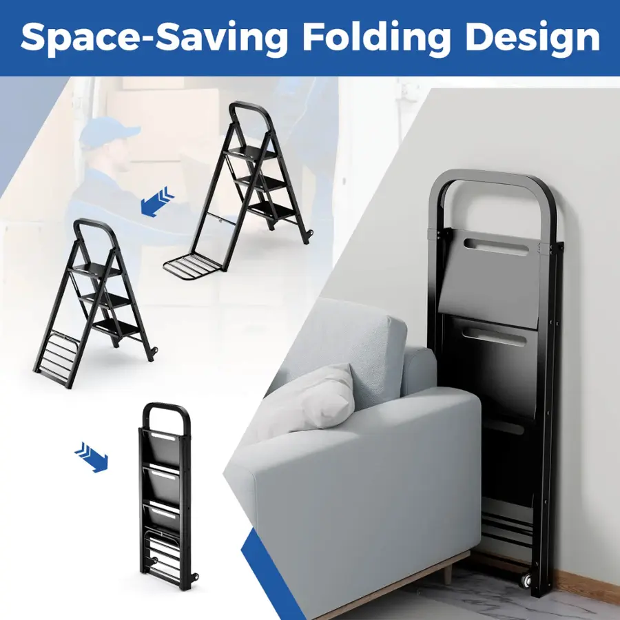 Space-saving folding design