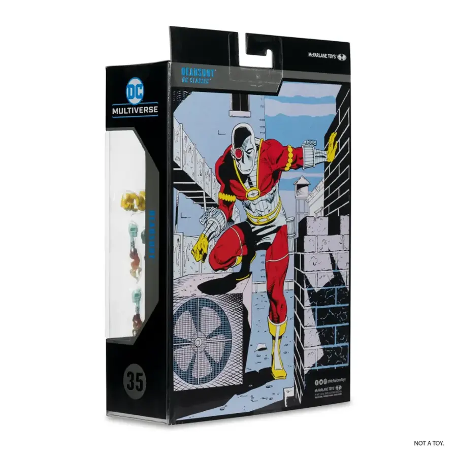 MIARLANE TOYS DEADSHOT DC CLASSICS DC MULTIVERSE 35,000 1:6 SCALE ACTION FIGURE. NOT A TOY.
