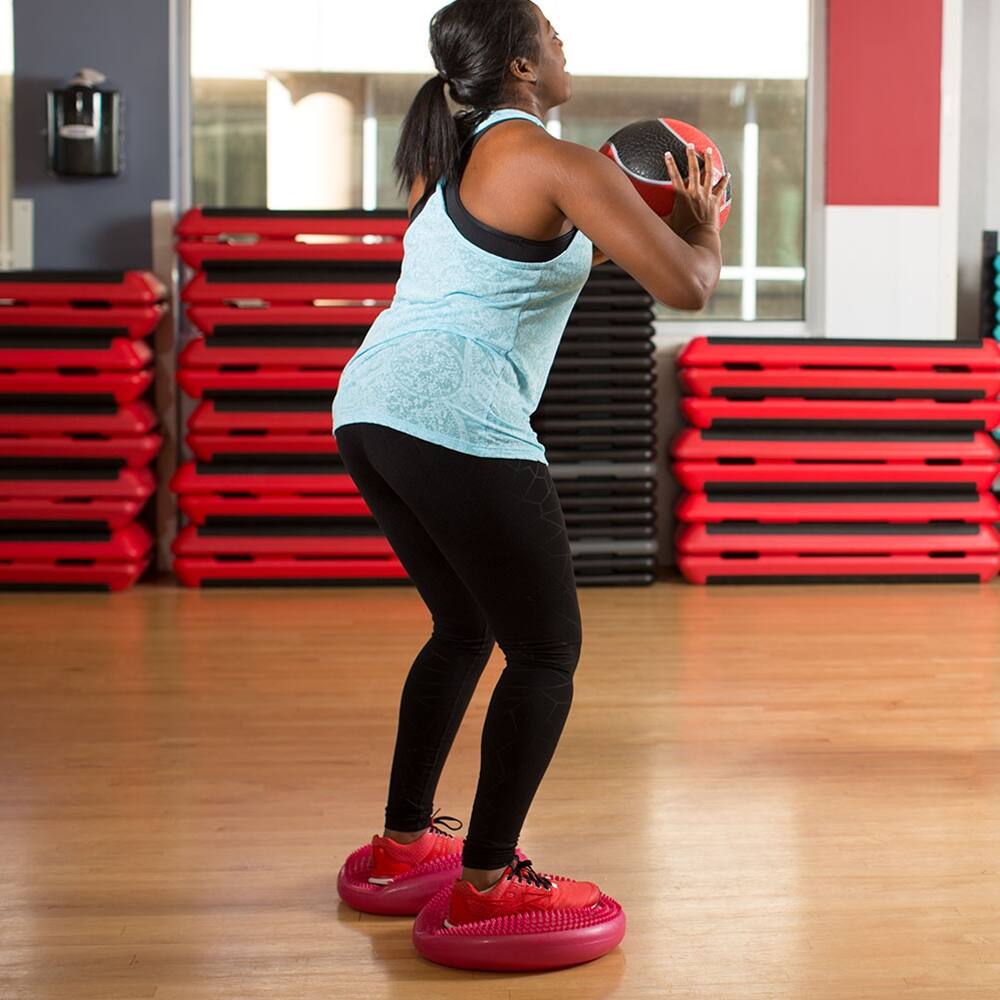 Alt View 2. Power Systems - 13.5" Versa Disc Balance Trainer, PVC Stability Cushion for Rehab, Massage & Exercise - Blue.