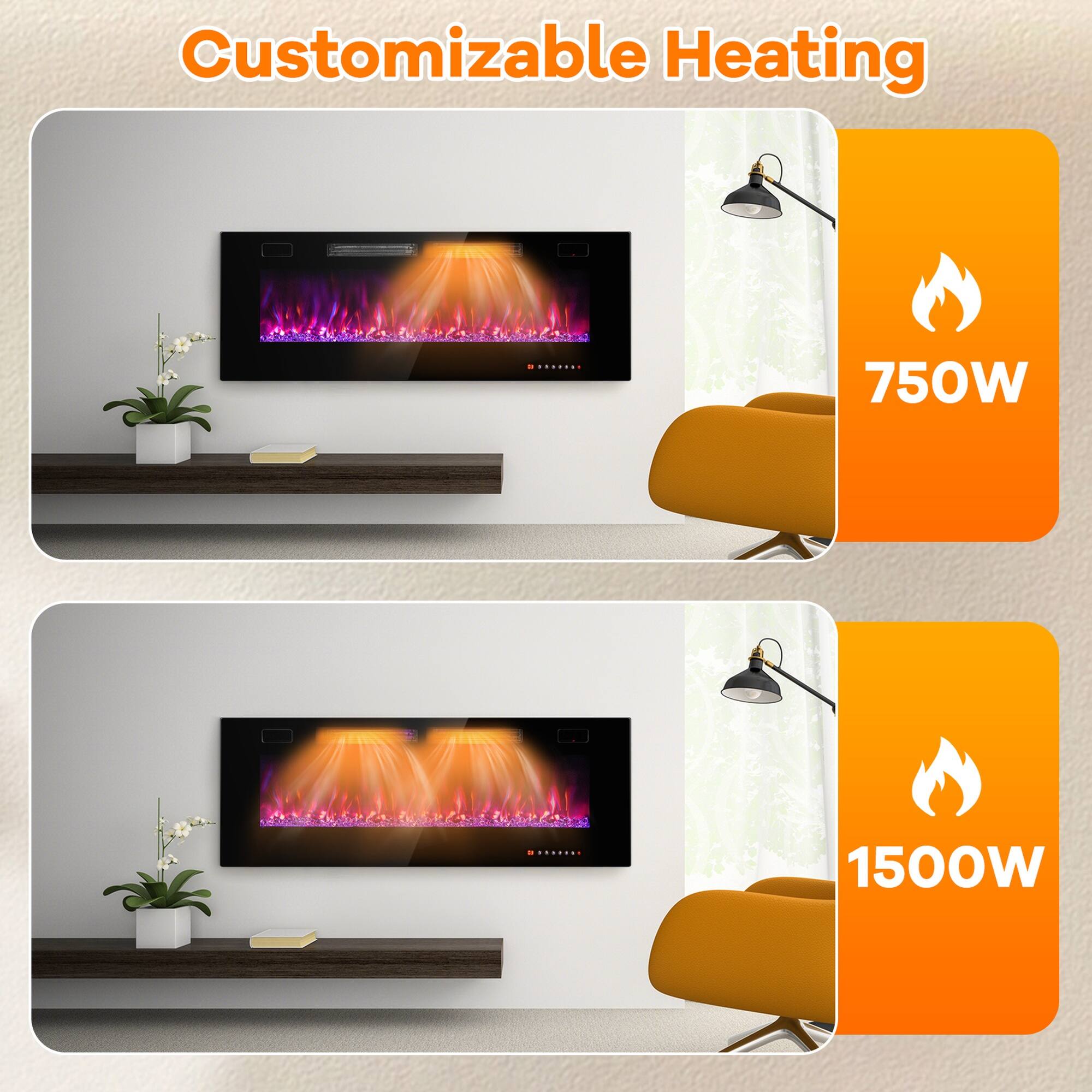 Customizable Heating

750W

1500W
